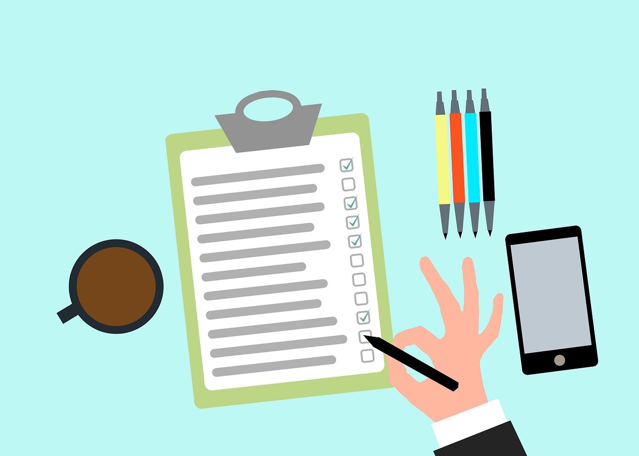 checklist, to-do list, business