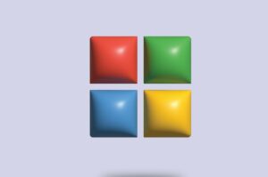 a square icon with four different colored squares